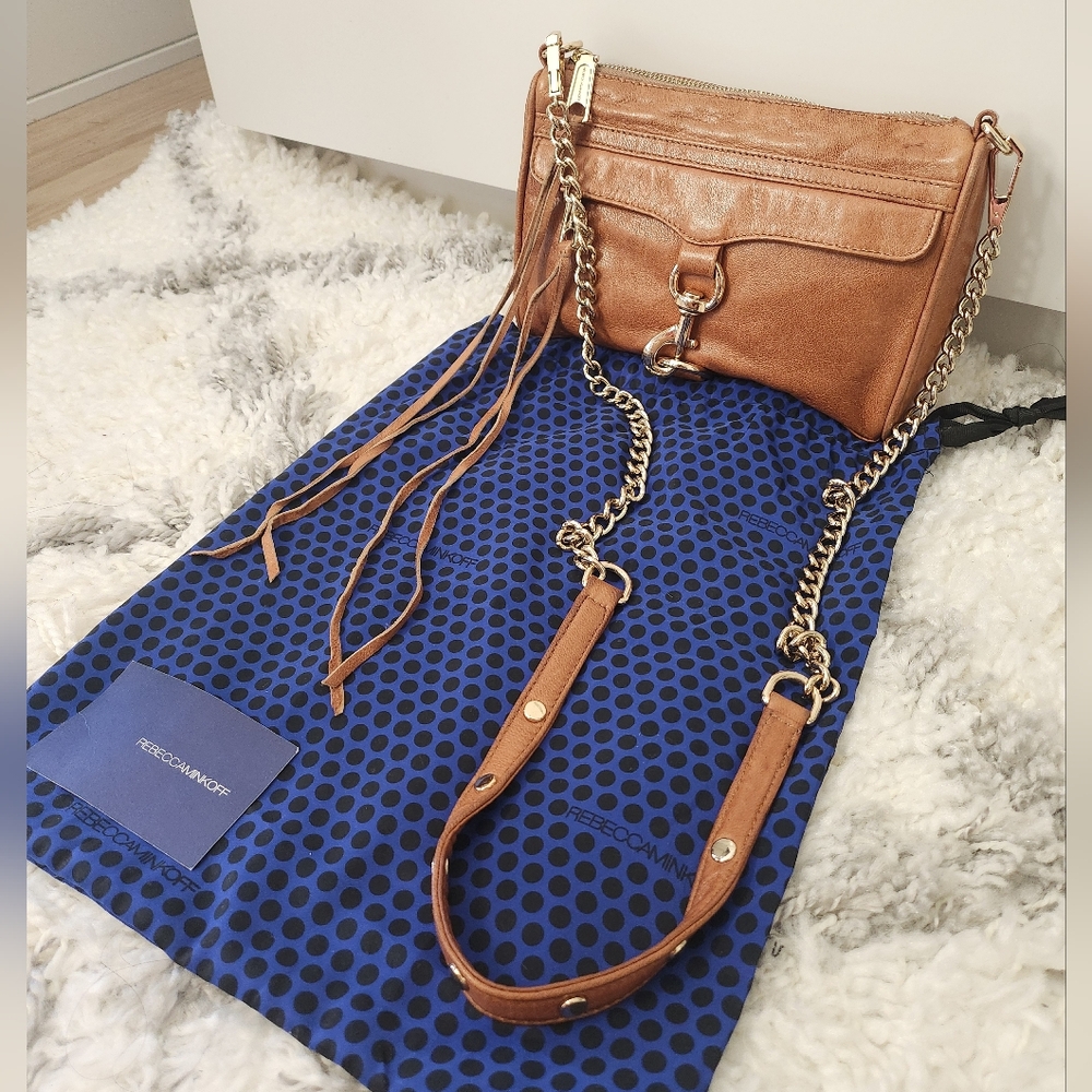 Rebecca Minkoff MAC Crossbody Bag Tan